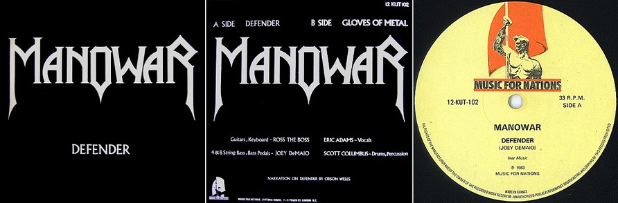 Manowar - Defender (Original Vinyl)
