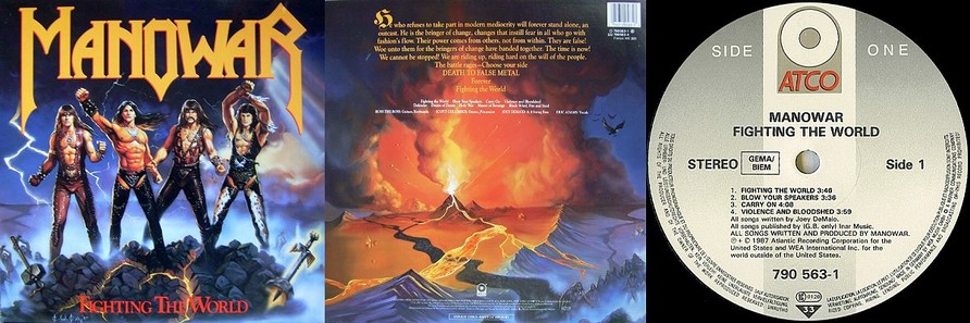 Manowar - Fighting The World (Original Vinyl)