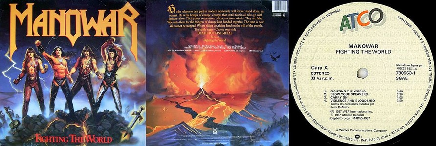 Manowar - Fighting The World (Original Vinyl)