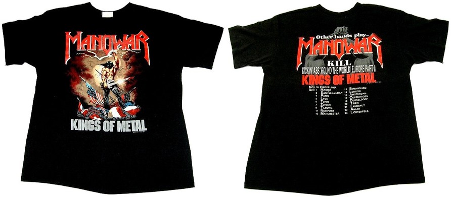 bit Mentalt Prøv det Kings Of Metal (Shirt) - Sir Laws Manowar Collection