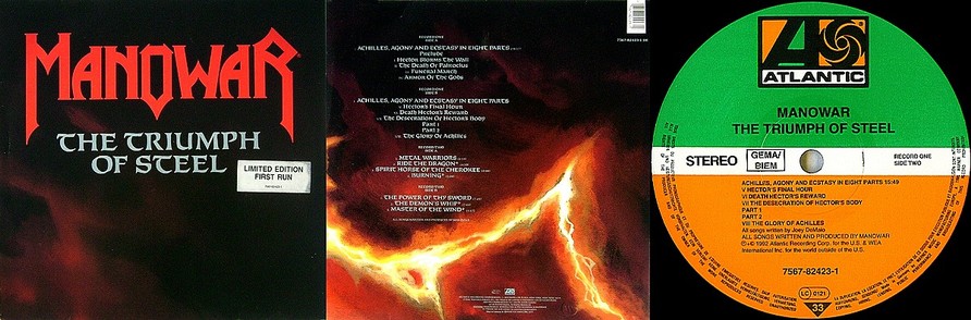 Manowar - The Triumph Of Steel (Original Vinyl)