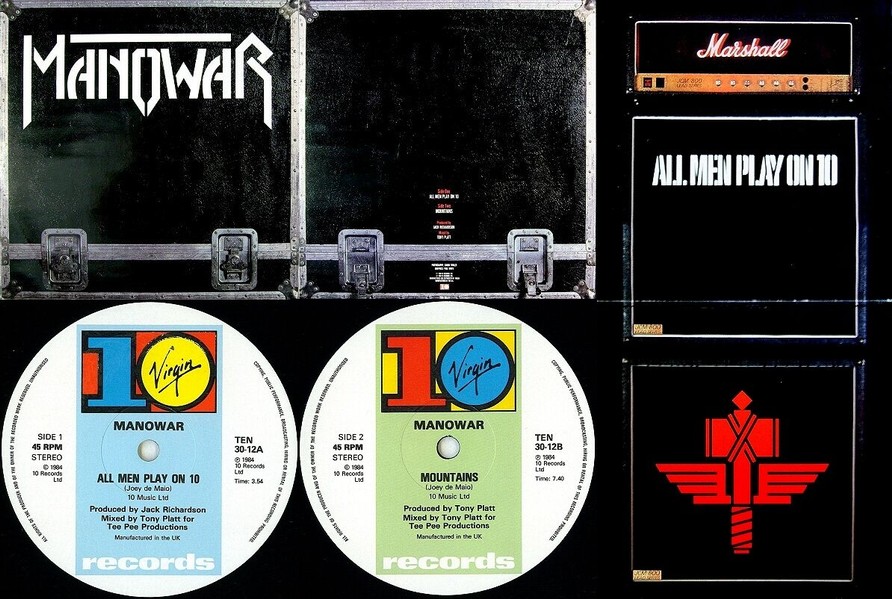 Manowar - All Men Play On Ten (Original Vinyl)