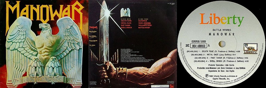 Manowar - Battle Hymns (Original Vinyl)