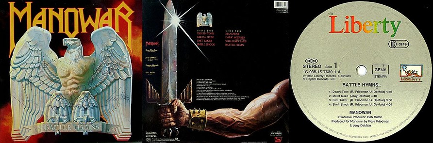 Manowar - Battle Hymns (Original Vinyl)