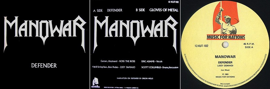 Manowar - Defender (Original Vinyl)