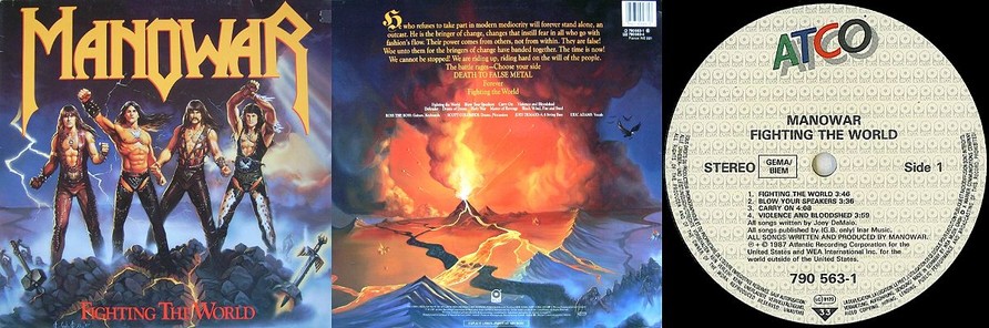 Manowar - Fighting The World (Original Vinyl)