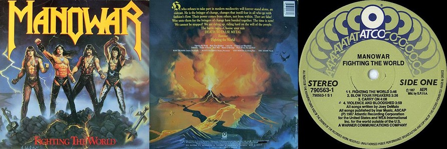 Manowar - Fighting The World (Original Vinyl)