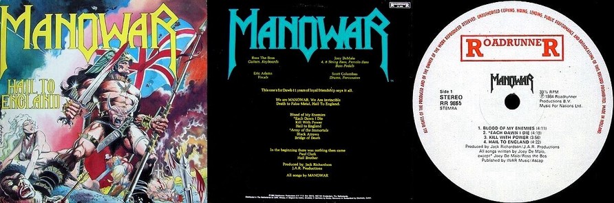 Manowar - Hail To England (Original Vinyl)