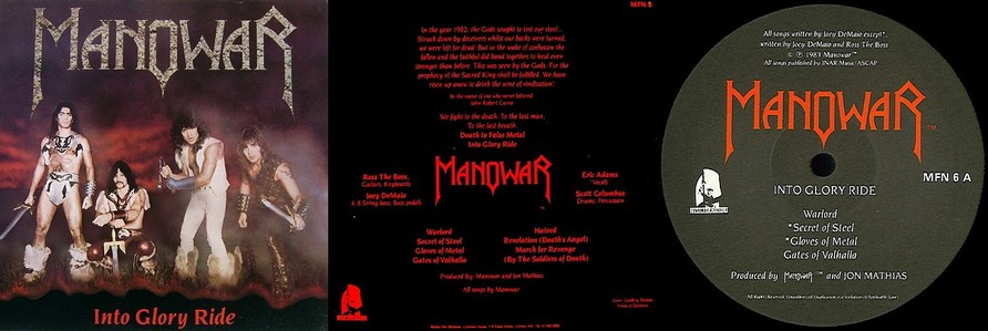 Manowar - Into Glory Ride (Original Vinyl)