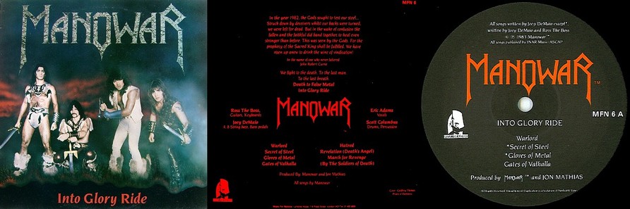 Manowar - Into Glory Ride (Original Vinyl)