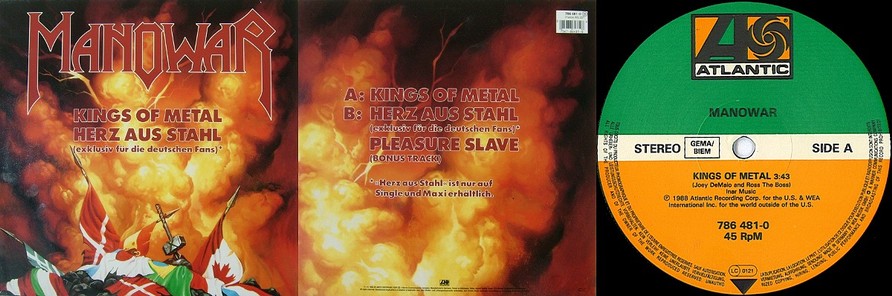 Manowar - Kings Of Metal - Herz aus Stahl (Original Vinyl)